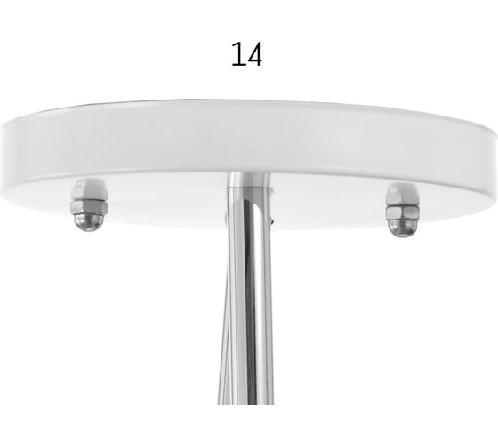 Люстра BayerLux 91239/4, E27 40Вт белый-хром 53х40х25 см 4901064