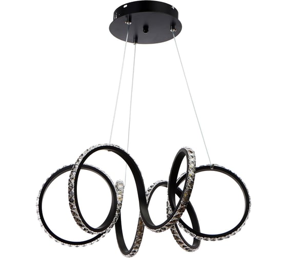 Люстра BayerLux 59916/1 LED 72Вт 4000К черный 50х50х20-102 см 4908747 1