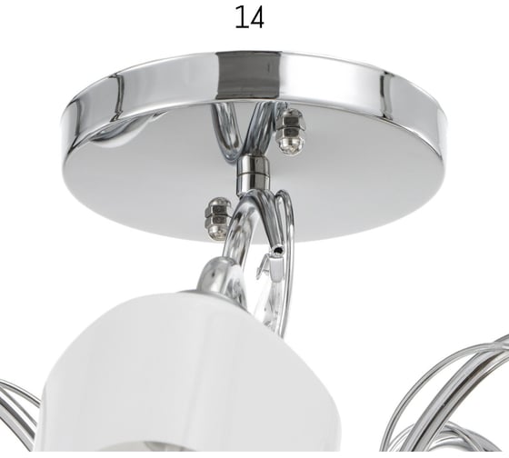 Люстра BayerLux 91274/5, E27 40Вт хром 54х54х25 см 4901093
