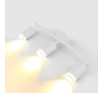 Светильник потолочный (спот) на круглом основании General Lighting Systems тройной с боковым рассеивателем серия \\Кирпич\\ 661869