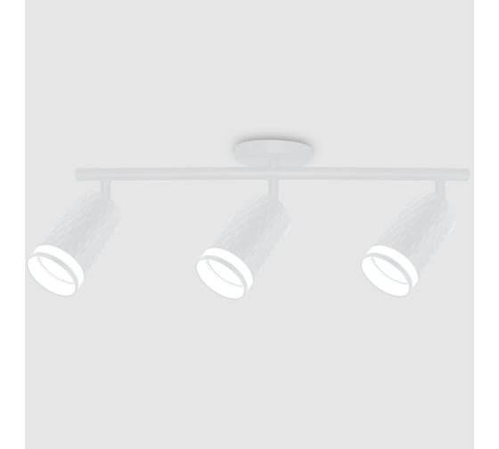 Светильник потолочный (спот) на круглом основании General Lighting Systems тройной с боковым рассеивателем серия \\Кирпич\\ 661869
