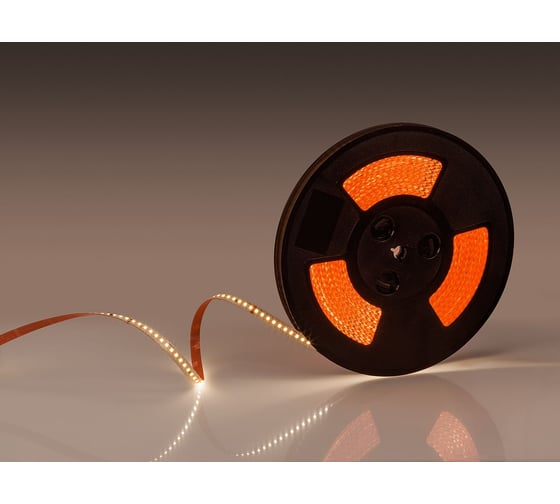 Светодиодная лента MAKSILED 25м, 48В, 9,6 Вт/м, 150SMD(2835)/м, 3000K, ML-R150-2835-SA-WW-S-48V
