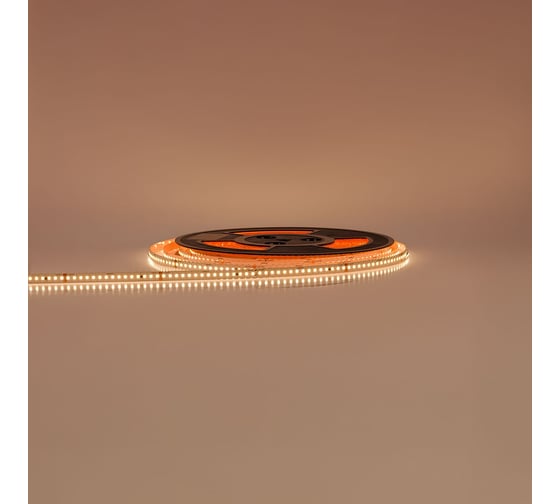 Светодиодная лента MAKSILED 25м, 48В, 9,6 Вт/м, 150SMD(2835)/м, 3000K, ML-R150-2835-SA-WW-S-48V