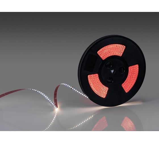 Светодиодная лента MAKSILED 25м, 48В, 9,6 Вт/м, 150SMD(2835)/м, 6500K, ML-R150-2835-SA-CW-S-48V