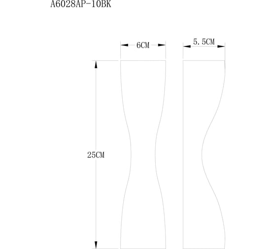 Светильник настенный ARTE LAMP A6028AP-10BK