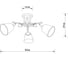 Светильник потолочный ARTE LAMP A5078PL-3BK 5