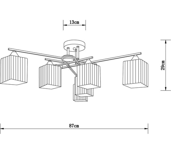 Светильник потолочный ARTE LAMP A4497PL-6AB