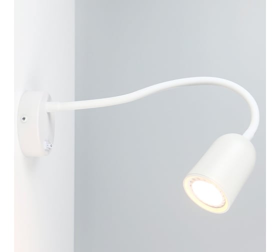 Светильник (бра, спот) General Lighting Systems с гибким основанием настенный, с выключателем на корпусе, серия Чтец 80* 661930 1