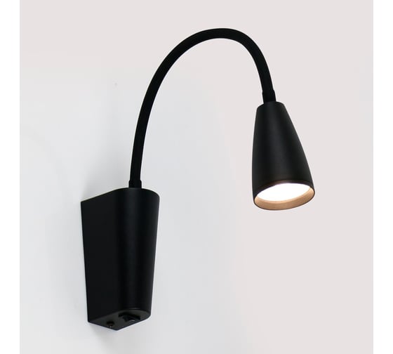 Светильник (бра, спот) General Lighting Systems с гибким основанием настенный, с выключателем на корпусе, серия Поэма 12 661943