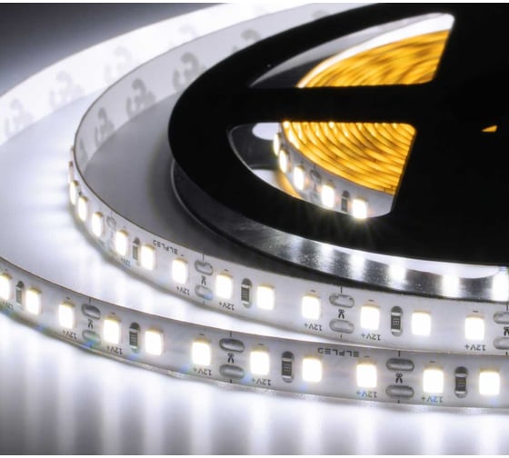 Лента светодиодная герметичная ELF GERMES, 600SMD (2835), 12В, IP65, 5м, белый 6500-7000К ELF-600SMD2835-GERMES-W 1