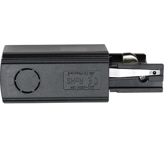 Сетевой коннектор Jazzway левый к шинопроводу трехфазному 3P PTR EC-BL Left черный 5062856