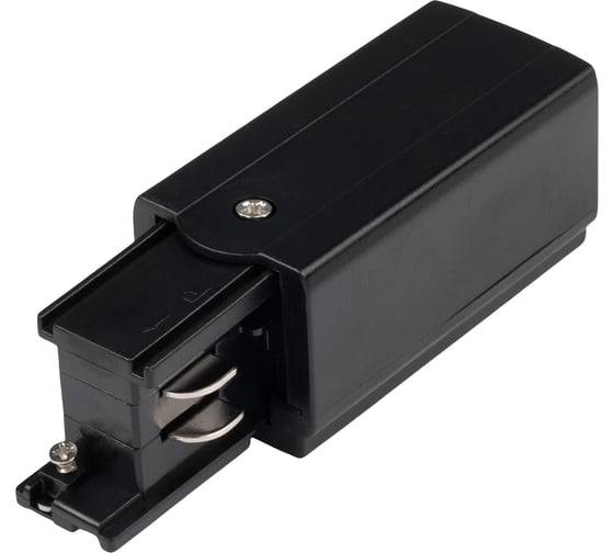 Сетевой коннектор Jazzway левый к шинопроводу трехфазному 3P PTR EC-BL Left черный 5062856