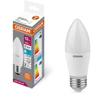 Светодиодная лампочка OSRAM LED VALUE CLB75 12SW/865 230VFR E2720x5X1RU 4099854308833