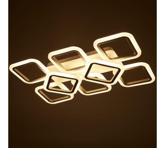 Люстра BayerLux с ПДУ 71173/8 LED 144Вт диммер 3000-6000К белый 164,5х40,5х12 см 4934957