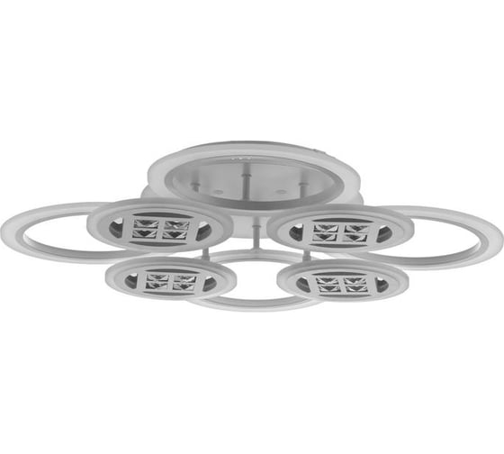 Люстра BayerLux с ПДУ 1151/8 LED 110Вт 3000-6000К диммер белый 72х72х10 см 5250754