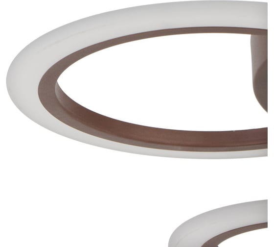 Люстра BayerLux с ПДУ 661329/6 LED 108Вт диммер 3 режима 3000-6000К кофе 54x54x9 см 4679487