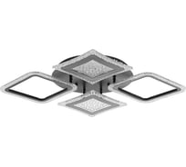 Люстра BayerLux с ПДУ 59118/4BK LED 160Вт 3000-6000К диммер черный 55х55х5 см 5109286