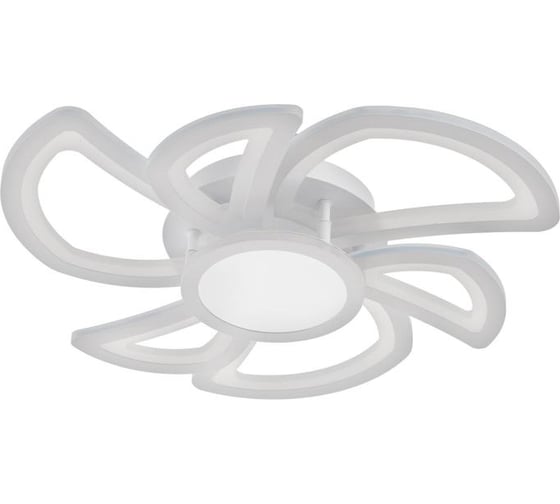 Люстра BayerLux с ПДУ 10013/7 LED 120Вт 3000-6000К диммер с подсветкой белый 52х52х13 см 5169341