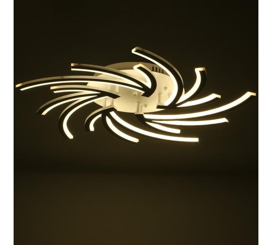 Люстра BayerLux с ПДУ 59114/5 LED 160Вт 3000-6000К диммер белый 90х90х6 см 5109275