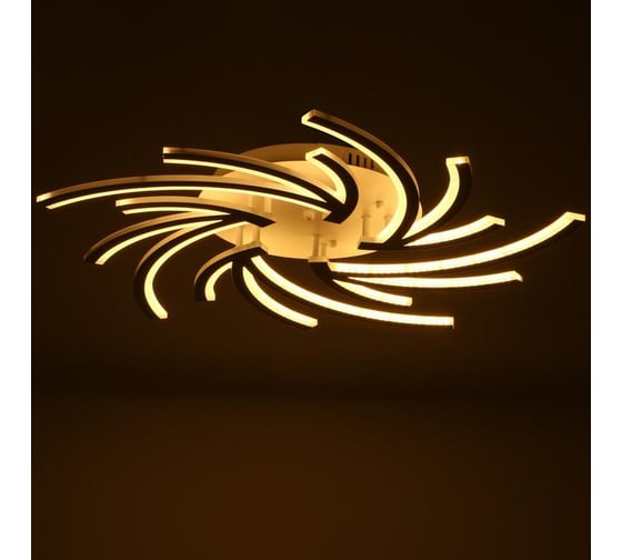 Люстра BayerLux с ПДУ 59114/5 LED 160Вт 3000-6000К диммер белый 90х90х6 см 5109275
