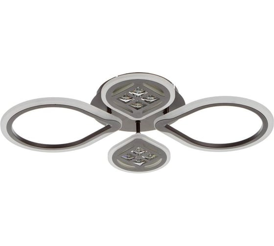 Люстра BayerLux с ПДУ 1154/4CF LED 96Вт 3000-6000К диммер кофе 65х45х8 см 5250758