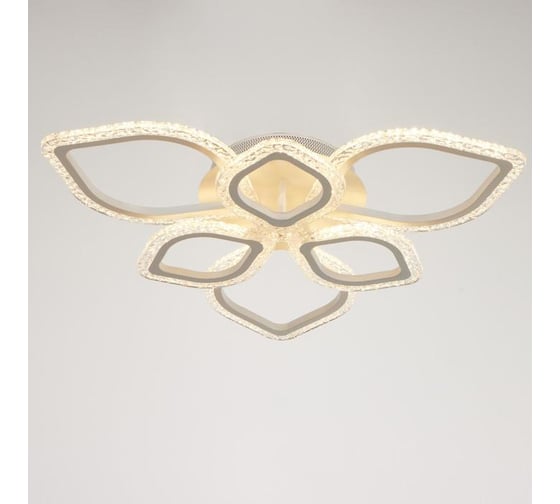 Люстра BayerLux с ПДУ 10021/6WT LED 145Вт 3000-6000К диммер белый 61х61 см 5177732 1