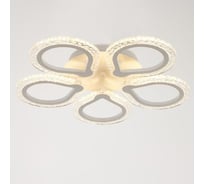 Люстра BayerLux с ПДУ 10022/5WT LED 80Вт 3000-6000К диммер белый 52х52 см 5177744