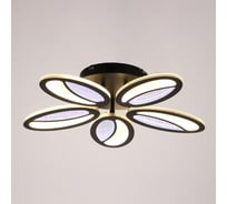 Люстра BayerLux с ПДУ 69671/5BK LED 100Вт диммер 3000-6000K черный 49х49 см 5130695