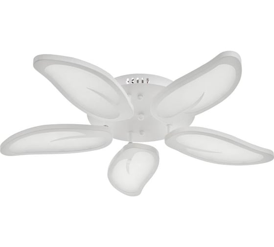 Люстра BayerLux с ПДУ 59128/5WT LED 70+70Вт 3 режима диммер белый 67х67х14 см 5109324