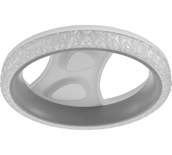 Люстра BayerLux с ПДУ 60401/1 LED 114Вт 3 режима серый 50х50х10 см 4942292 1