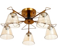 Люстра BayerLux 673128/5 E27 40Вт бронза-черный 59х59х26 см 4624040