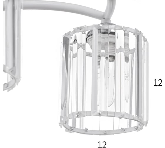 Люстра BayerLux 91240/5 E27 40Вт белый-хром 53х40х25 см 4901065