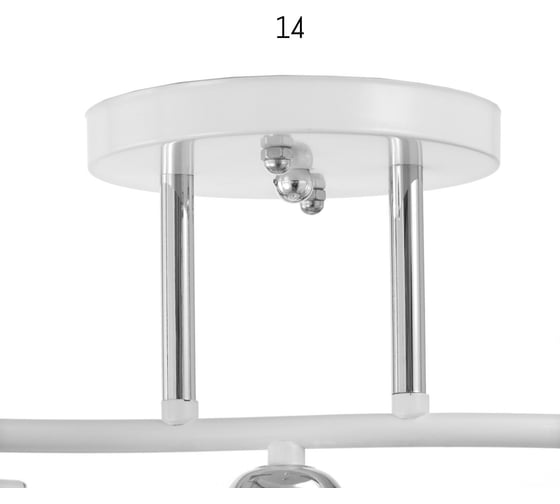 Люстра BayerLux 91240/5 E27 40Вт белый-хром 53х40х25 см 4901065