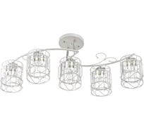 Люстра BayerLux 91288/5 E27 40Вт белый-хром 60х25х25 см 4901105