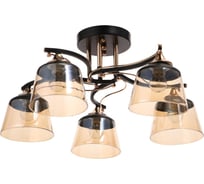 Люстра BayerLux 73193/5 E27 40Вт черный-золото 56х56х28,5 см 4901255