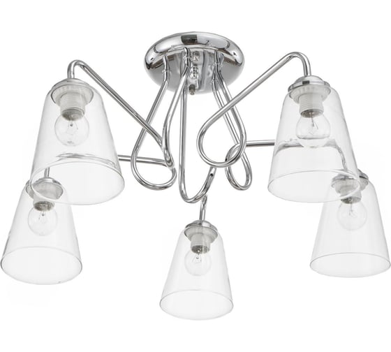 Люстра BayerLux 91323/5 E27 40Вт хром 56х56х26 см 4901127
