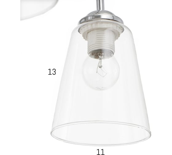 Люстра BayerLux 91323/5 E27 40Вт хром 56х56х26 см 4901127