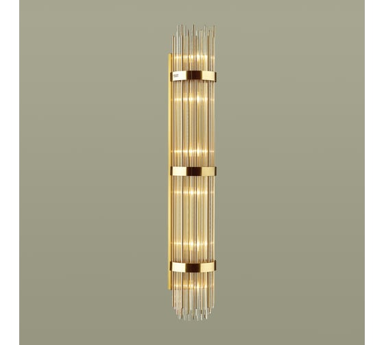 Настенный светильник ODEON LIGHT стекло E14 6*40W EMPIRE 4854/6W