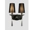 Настенный светильник бра Lumina Deco Fabione LDW 1200-2W BK 2