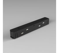 Прямой коннектор Elektrostandard Slim Magnetic 95135/00 черный a07080 a070805