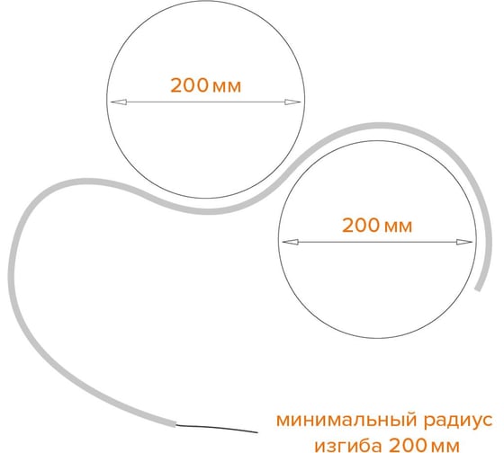 Профиль алюминиевый накладной гибкий WOLTA серый 15x4х2000мм готовый комплект WAP-S-15/4/2000-A