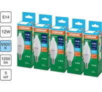 Светодиодная лампа Osram LED Value свеча CLB100 12Вт 6500К E14, 5 шт 4099854308734