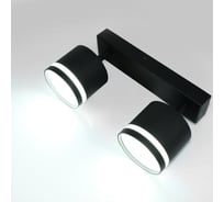 Светильник General Lighting Systems спот, на основании, накладной, двойной, D82*H70мм, серия Башня, General GWL-2GX53-M-IP20, 661721