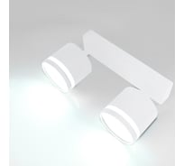 Светильник General Lighting Systems спот, на основании, накладной, двойной, D82*H70мм, серия Башня, General GWL-2GX53-M-IP20, 661722