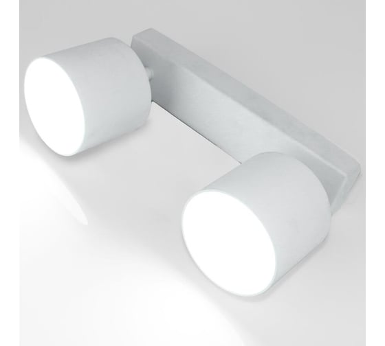 Светильник General Lighting Systems спот, на основании, накладной, двойной, D82*H70мм, серия Башня, General GWL-2GX53-M-IP20, 661731