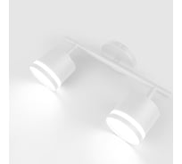 Светильник General Lighting Systems спот, на основании, накладной, двойной, D82*H70мм, серия Башня, General GWL-2GX53-M-IP20, 661737