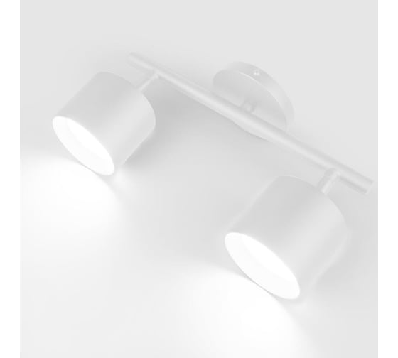 Светильник General Lighting Systems спот, на основании, накладной, двойной, D82*H70мм, серия Башня, General GWL-2GX53-M-IP20, 661743 1