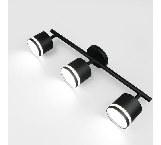 Светильник General Lighting Systems спот, на основании, накладной, тройной, D82*H70мм, серия Башня, General GWL-3GX53-M-IP20, 661739