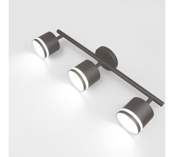 Светильник General Lighting Systems спот, на основании, накладной, тройной, D82*H70мм, серия Башня, General GWL-3GX53-M-IP20, 661741