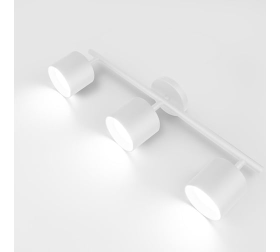 Светильник General Lighting Systems спот, на основании, накладной, тройной, D82*H70мм, серия Башня, General GWL-3GX53-M-IP20, 661746